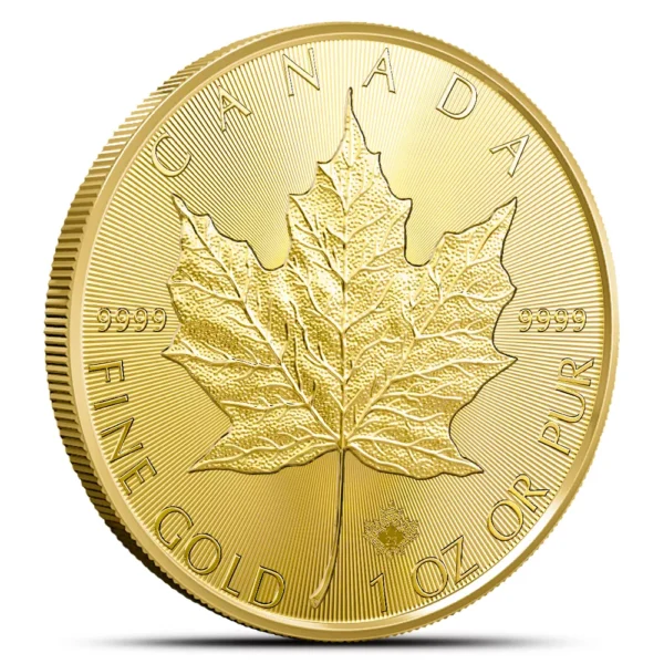 2025 1 oz Canadian Gold Maple Leaf Coin - Brilliant Uncirculated - .9999 Fine Gold