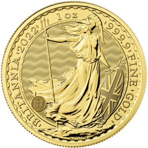 1 oz Gold Britannia Coin - Random Year - Brilliant Uncirculated - .9999 Fine Gold