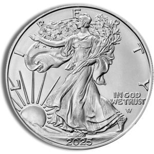 2025 1 oz American Silver Eagle Coin - Brilliant Uncirculated - .999 Fine Silver