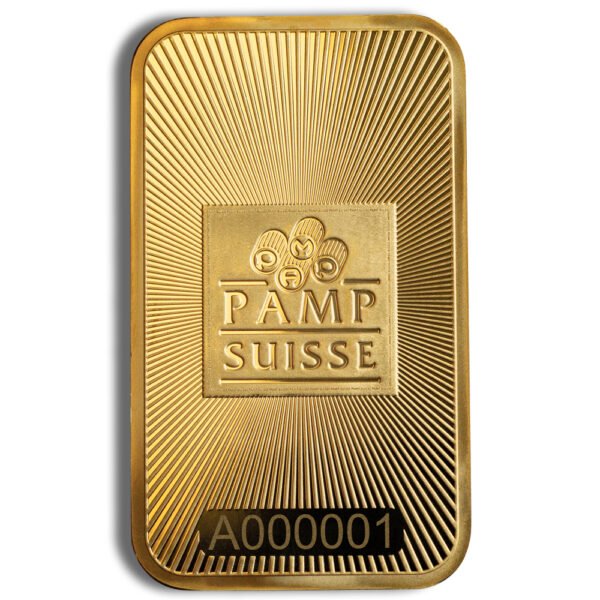 1 oz PAMP Suisse Gold Bar - Brilliant Uncirculated - .9999 Fine Gold - Image 2