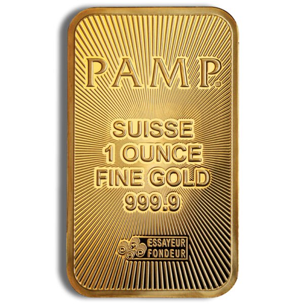 1 oz PAMP Suisse Gold Bar - Brilliant Uncirculated - .9999 Fine Gold - Image 3