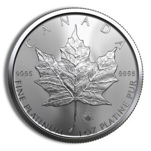 1 oz Canadian Platinum Maple Leaf Coin - Random Year - Brilliant Uncirculated - .9995 Fine Platinum