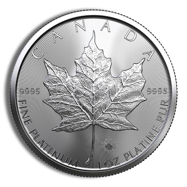 1 oz Canadian Platinum Maple Leaf Coin - Random Year - Brilliant Uncirculated - .9995 Fine Platinum