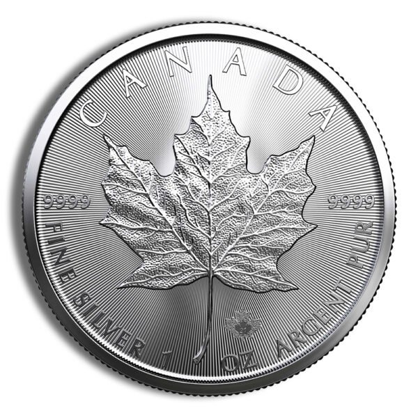 2025 1 oz Canadian Silver Maple Leaf Coin - Brilliant Uncirculated - .9999 Fine Silver