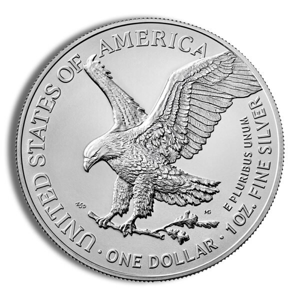 1 oz American Silver Eagle Coin - Random Year - Brilliant Uncirculated - .999 Fine Silver - Image 2