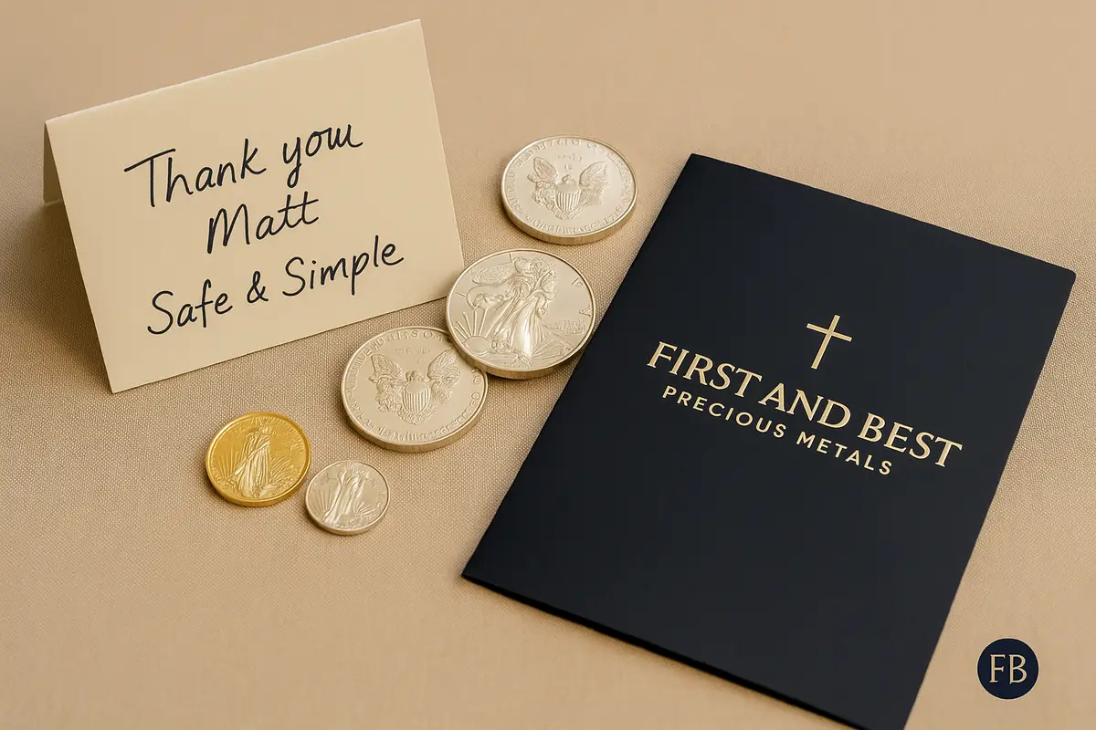 thank-you-coin-sale-first-and-best-ponte-vedra Client Appreciation After Selling Coins | First and Best Precious Metals Fruit Cove