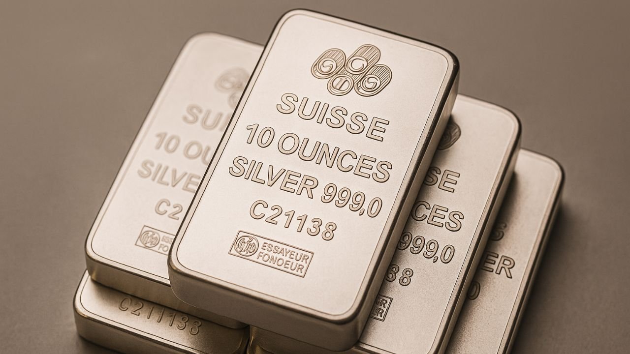 Valcambi gold bars and American Gold Eagle coin beneath blog headline about selling gold in Florida